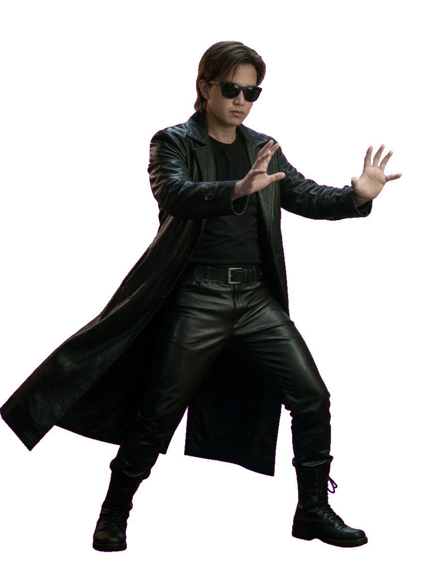 Aloy in a Matrix coat